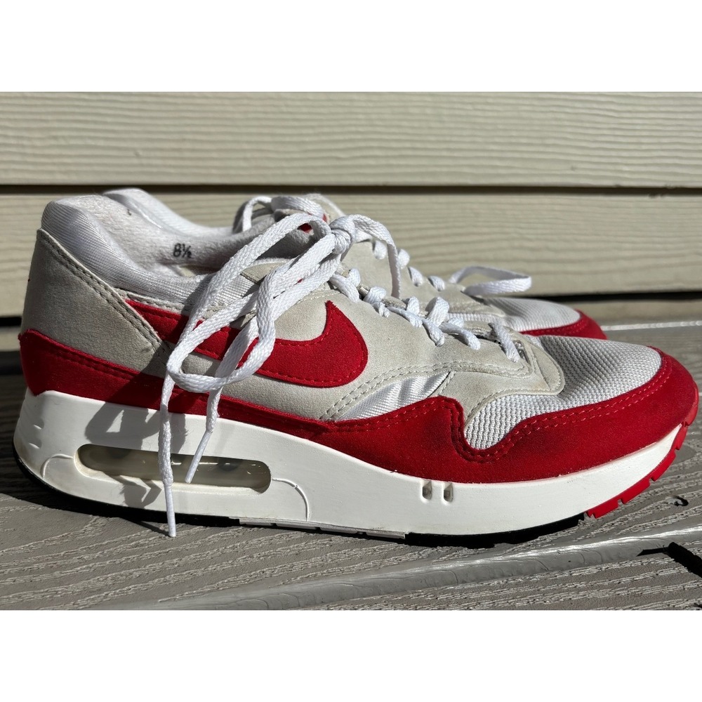 Nike‎ Air Max 1 '86 PRM Big Bubble White Red DO9844-100 Sneaker Women's Size 8.5